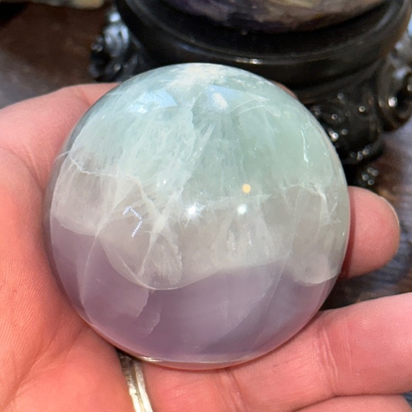 🎄SALE🎄Rainbow Fluorite Crystal Sphere! - Picture 3 of 11